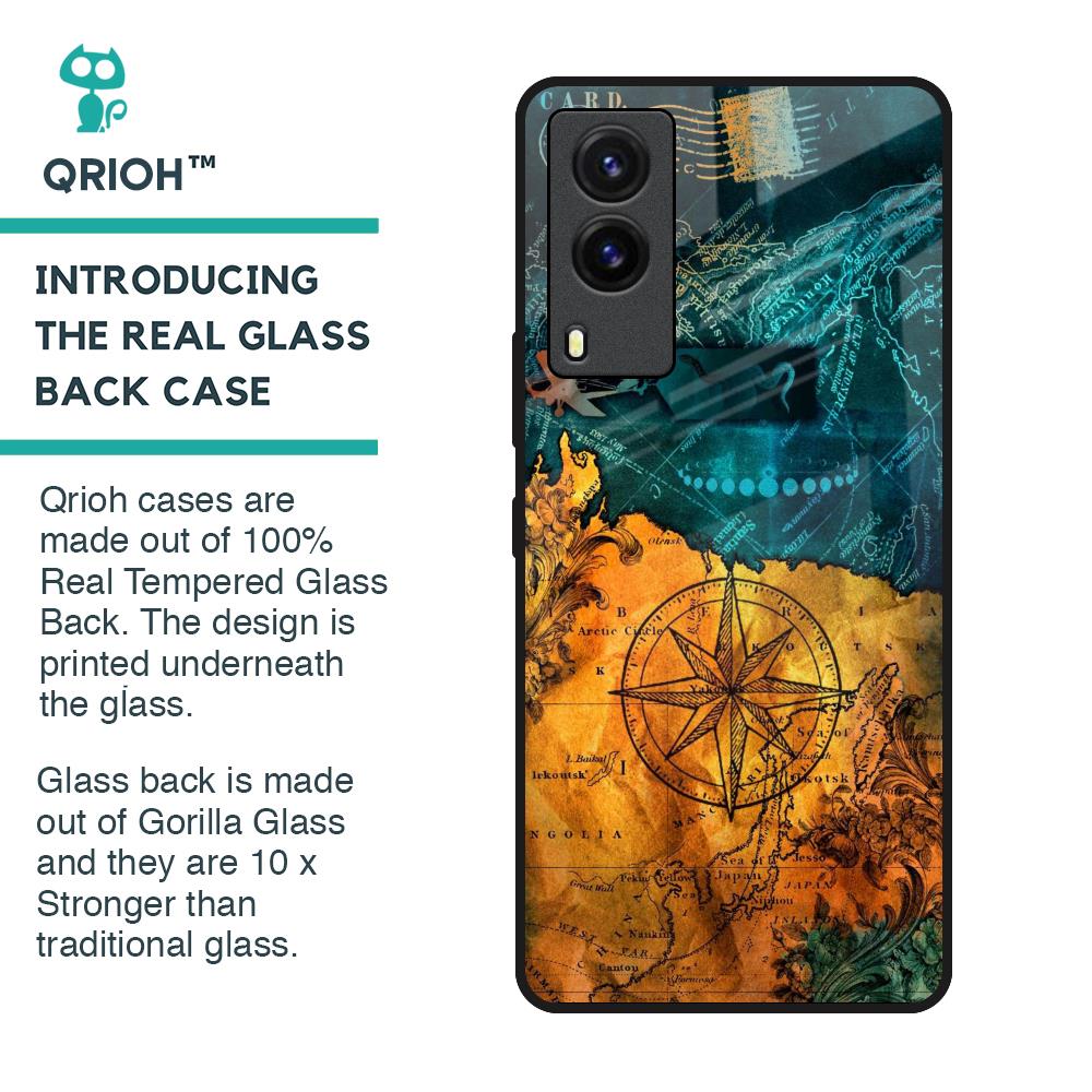 Architecture Map Glass Case for Vivo V21e