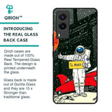 Astronaut on Mars Glass Case for Vivo V21e