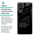 Black Soul Glass Case for Vivo V21e