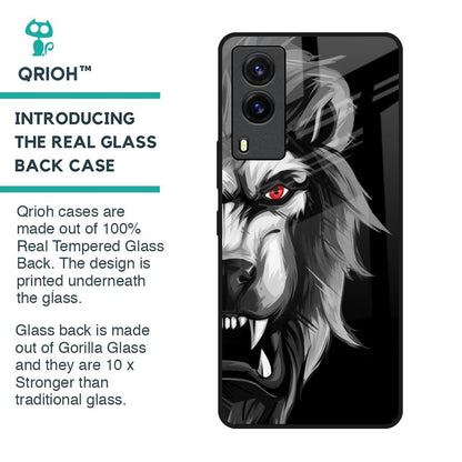 Wild Lion Glass Case for Vivo V21e