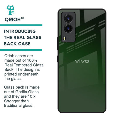 Deep Forest Glass Case for Vivo V21e