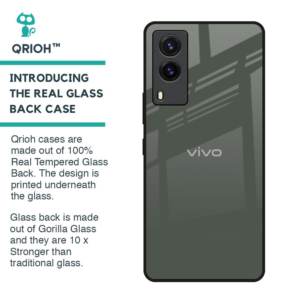 Charcoal Glass Case for Vivo V21e