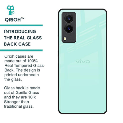 Teal Glass Case for Vivo V21e
