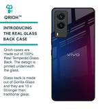 Mix Gradient Shade Glass Case For Vivo V21e