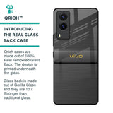 Grey Metallic Glass Case For Vivo V21e