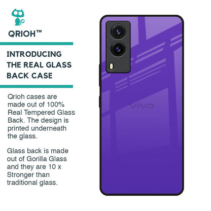 Amethyst Purple Glass Case for Vivo V21e