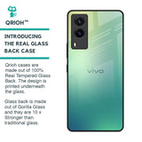 Dusty Green Glass Case for Vivo V21e