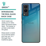 Sea Theme Gradient Glass Case for Vivo V21e