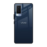 Overshadow Blue Vivo V21e Glass Cases & Covers Online