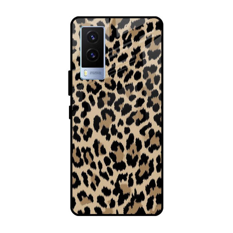 Leopard Seamless Vivo V21e Glass Cases & Covers Online