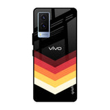 Abstract Arrow Pattern Vivo V21e Glass Cases & Covers Online