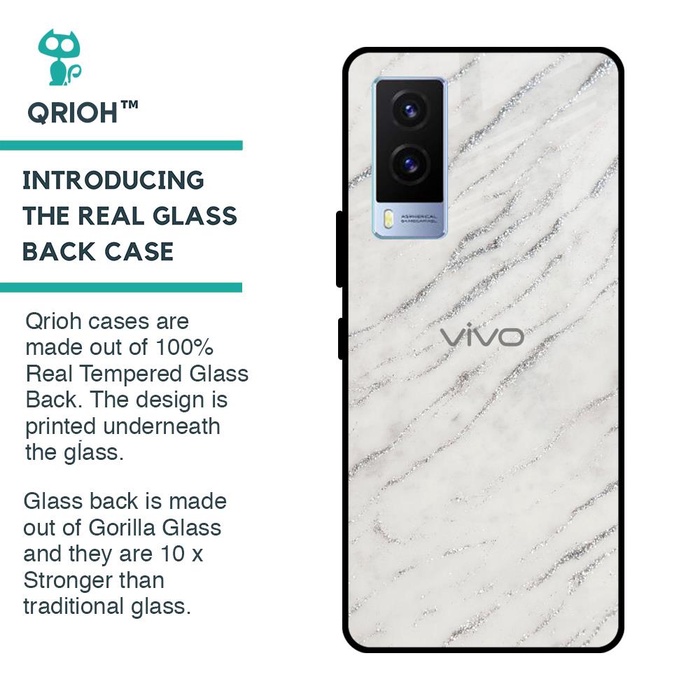 Polar Frost Glass Case for Vivo V21e