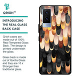 Bronze Abstract Glass Case for Vivo V21e
