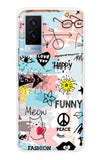 Happy Doodle Vivo V21e Back Cover