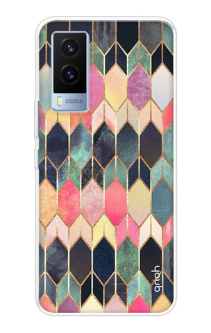 Shimmery Pattern Vivo V21e Back Cover