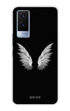 White Angel Wings Vivo V21e Back Cover