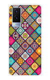 Multicolor Mandala Vivo V21e Back Cover