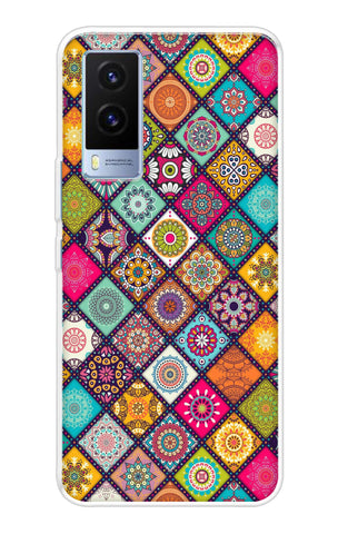 Multicolor Mandala Vivo V21e Back Cover