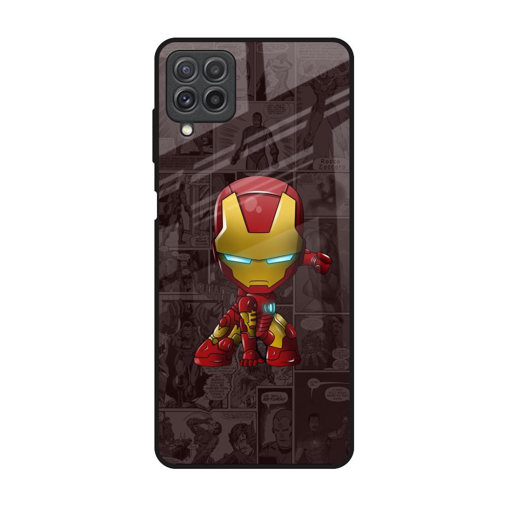 Angry Baby Super Hero Samsung Galaxy A22 Glass Back Cover Online