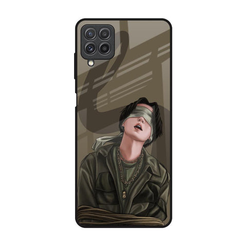 Blind Fold Samsung Galaxy A22 Glass Back Cover Online