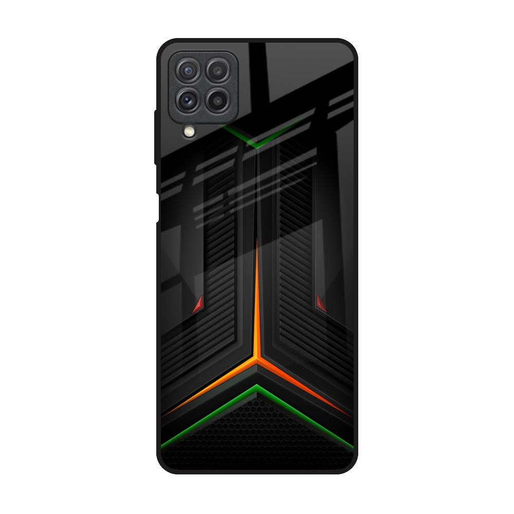 Modern Ultra Chevron Samsung Galaxy A22 Glass Back Cover Online