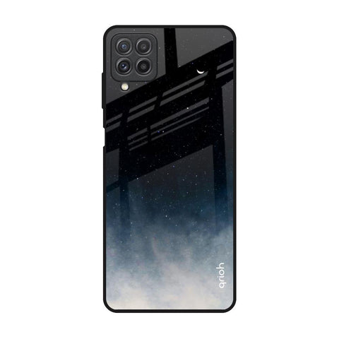 Black Aura Samsung Galaxy A22 Glass Back Cover Online