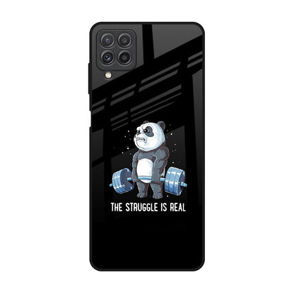 Real Struggle Samsung Galaxy A22 Glass Back Cover Online