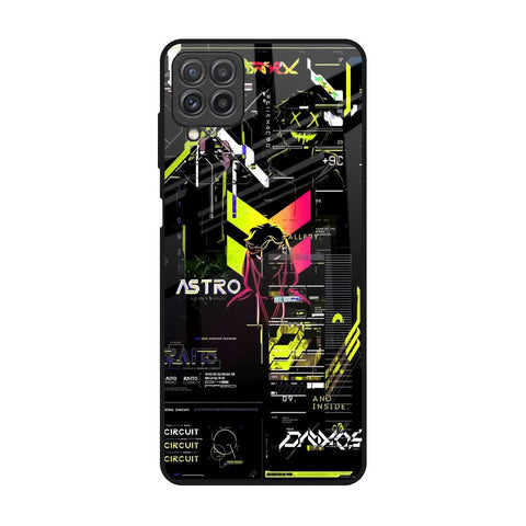 Astro Glitch Samsung Galaxy A22 Glass Back Cover Online
