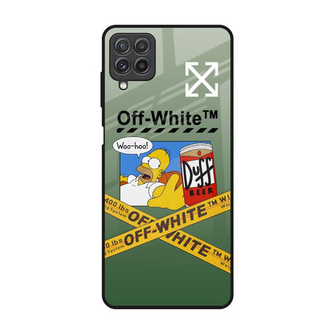 Duff Beer Samsung Galaxy A22 Glass Back Cover Online