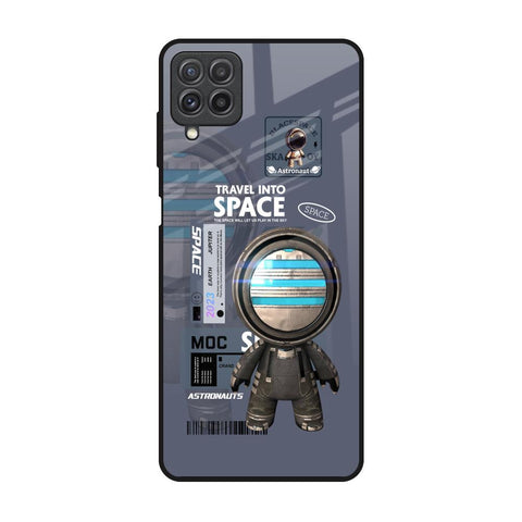 Space Travel Samsung Galaxy A22 Glass Back Cover Online