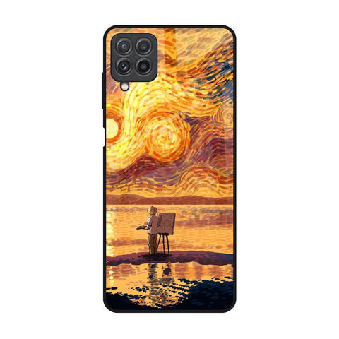 Sunset Vincent Samsung Galaxy A22 Glass Back Cover Online