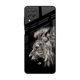 Brave Lion Samsung Galaxy A22 Glass Back Cover Online