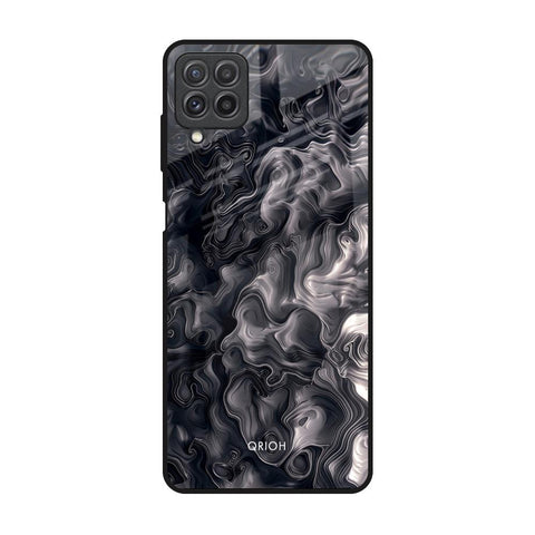 Cryptic Smoke Samsung Galaxy A22 Glass Back Cover Online