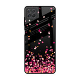 Heart Rain Fall Samsung Galaxy A22 Glass Back Cover Online