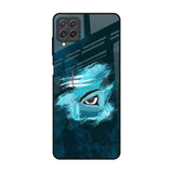 Power Of Trinetra Samsung Galaxy A22 Glass Back Cover Online