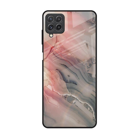 Pink And Grey Marble Samsung Galaxy A22 Glass Back Cover Online