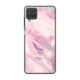 Diamond Pink Gradient Samsung Galaxy A22 Glass Back Cover Online