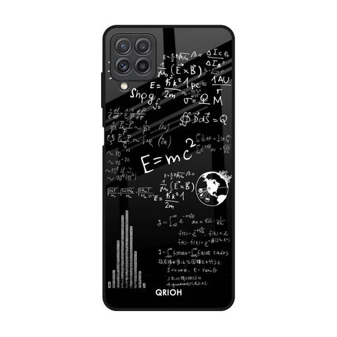 Funny Math Samsung Galaxy A22 Glass Back Cover Online