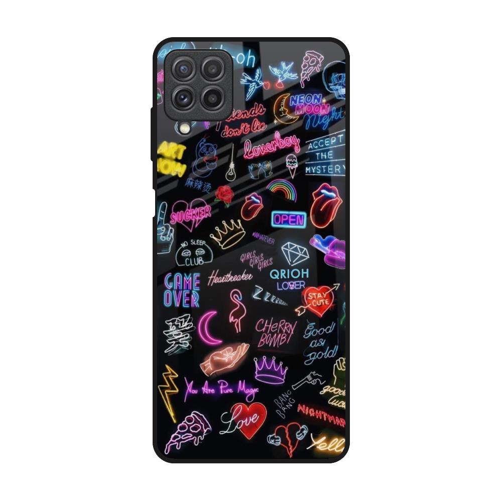 Accept The Mystery Samsung Galaxy A22 Glass Back Cover Online