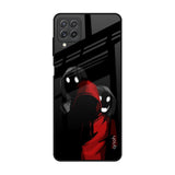 Shadow Character Samsung Galaxy A22 Glass Back Cover Online