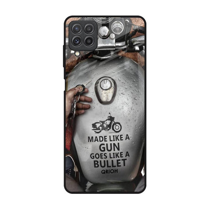 Royal Bike Samsung Galaxy A22 Glass Back Cover Online