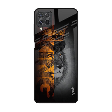 King Of Forest Samsung Galaxy A22 Glass Back Cover Online