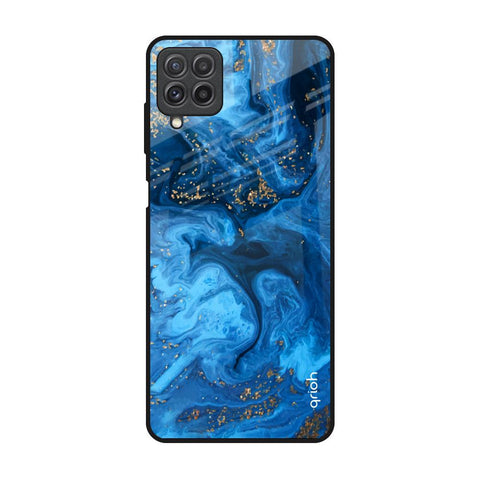 Gold Sprinkle Samsung Galaxy A22 Glass Back Cover Online