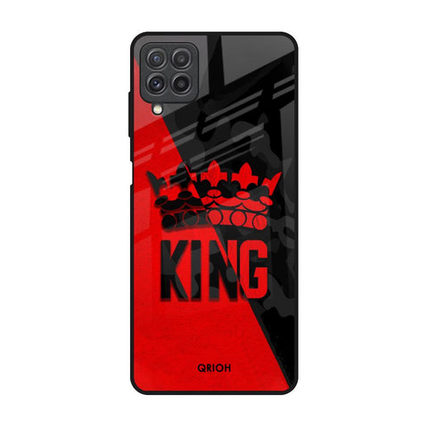 I Am A King Samsung Galaxy A22 Glass Back Cover Online