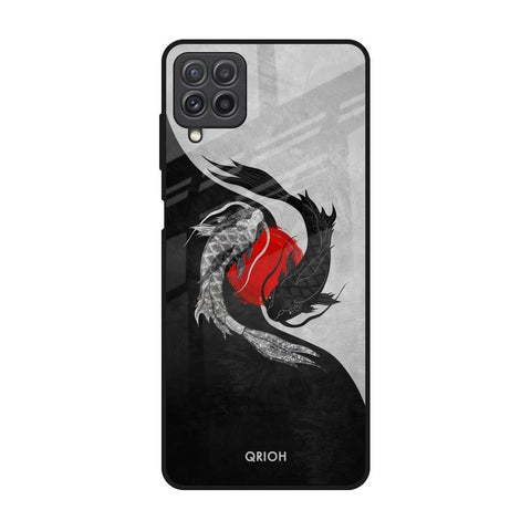 Japanese Art Samsung Galaxy A22 Glass Back Cover Online