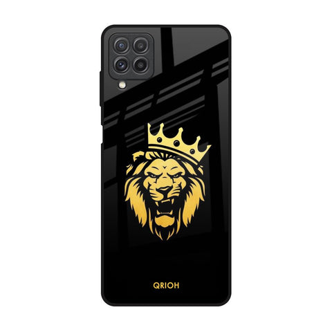 Lion The King Samsung Galaxy A22 Glass Back Cover Online