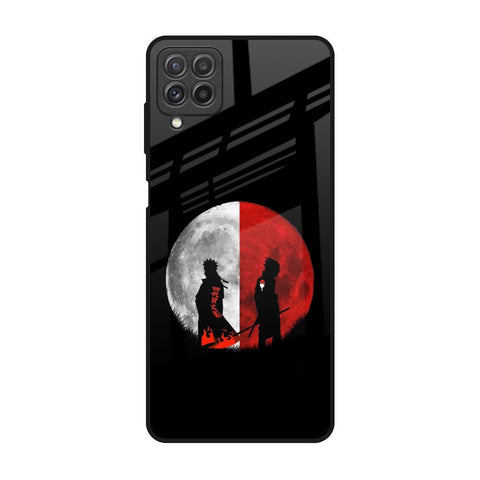 Anime Red Moon Samsung Galaxy A22 Glass Back Cover Online