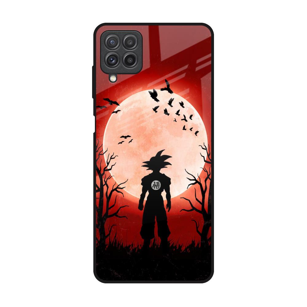 Winter Forest Samsung Galaxy A22 Glass Back Cover Online