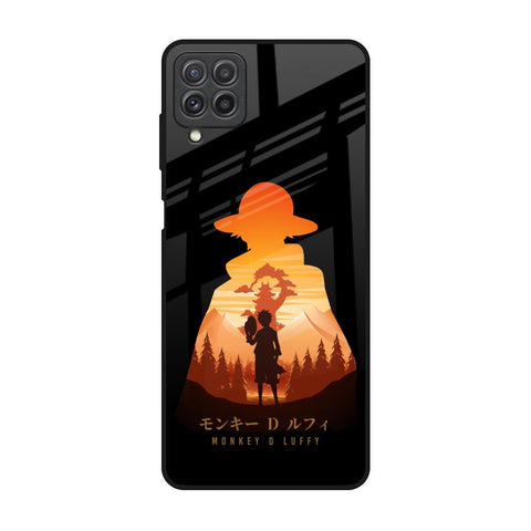 Luffy One Piece Samsung Galaxy A22 Glass Back Cover Online