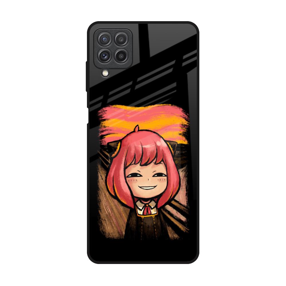 Spy X Family Samsung Galaxy A22 Glass Back Cover Online